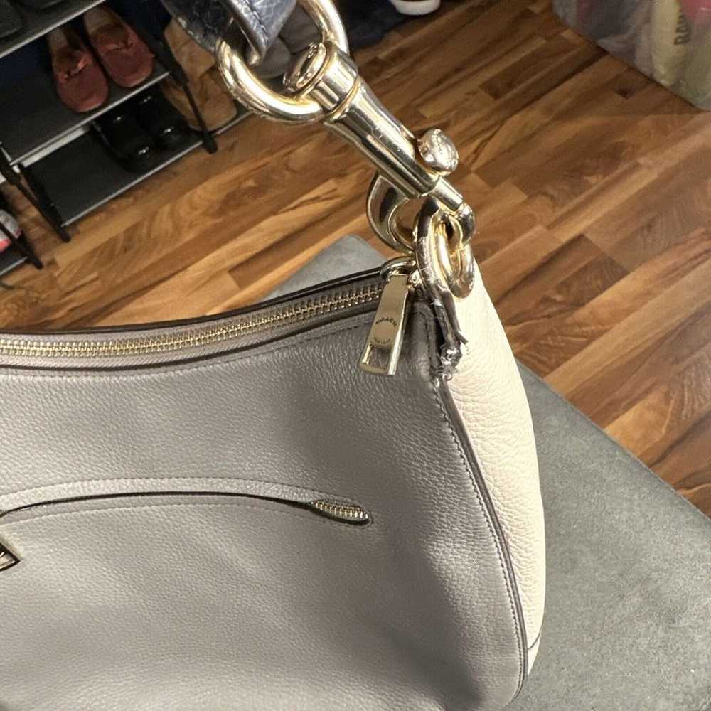 Coach F76697 Jes Colorblock Hobo Heather Gray/Bla… - image 12