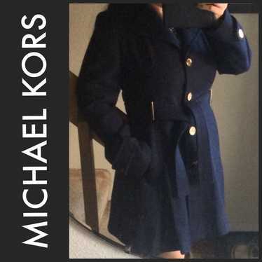 Michael Kors Jacket, 61% Wool, Navy, 8 - image 1