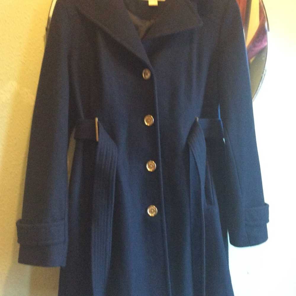 Michael Kors Jacket, 61% Wool, Navy, 8 - image 2