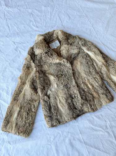 1980s rabbit fur coat best sale