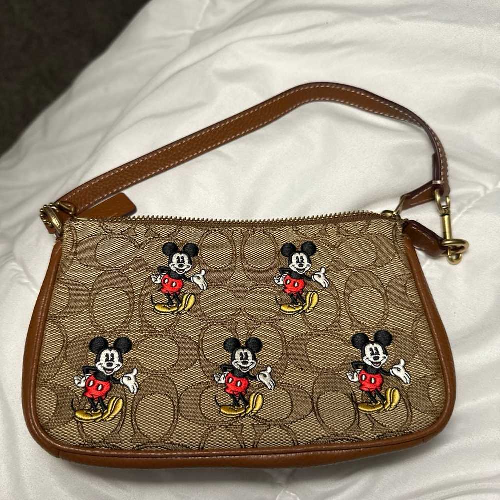 Coach X Disney Nolita 19 In Signature Jacquard Mi… - image 1