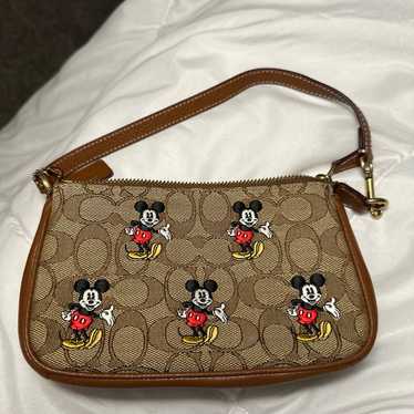 Coach X Disney Nolita 19 In Signature Jacquard Mi… - image 1