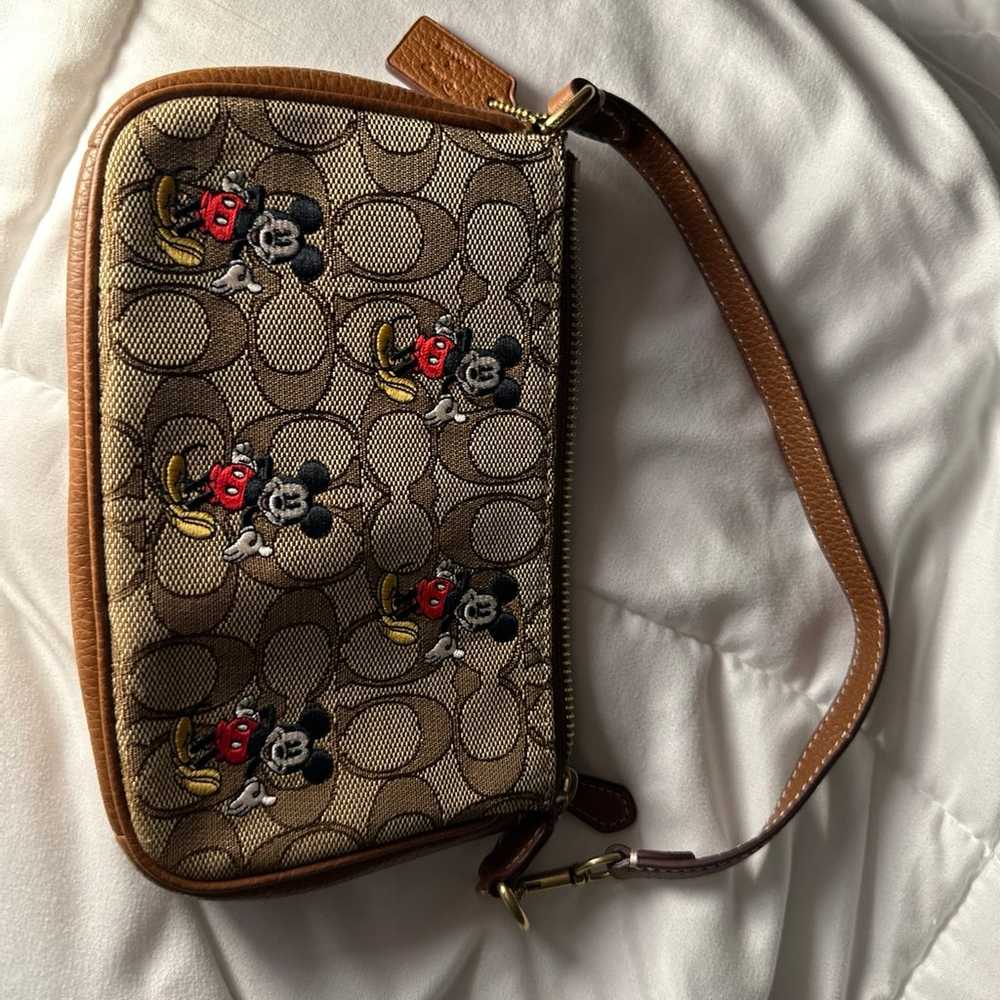 Coach X Disney Nolita 19 In Signature Jacquard Mi… - image 5