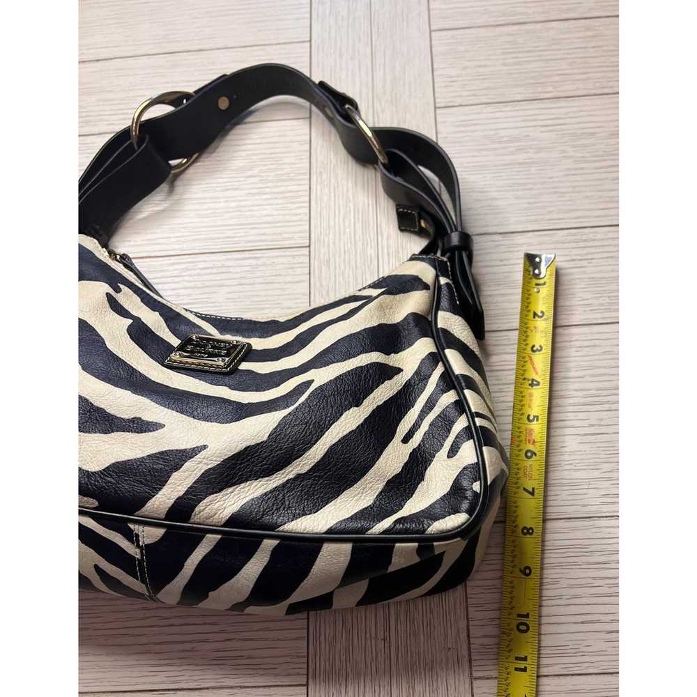 Dooney & Bourke Y2K leather zebra vintage handbag… - image 10