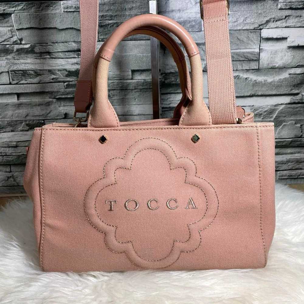 TOCCA Daily Canvas Small Denim Tote 2way - image 2