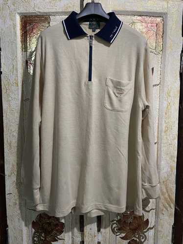 MCM × Vintage Vintage MCM golf long sleeve white c