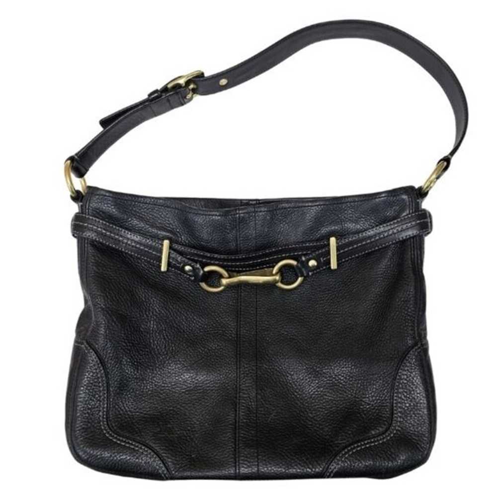 Coach Black Classic Hobo Shoulder Bag - image 2