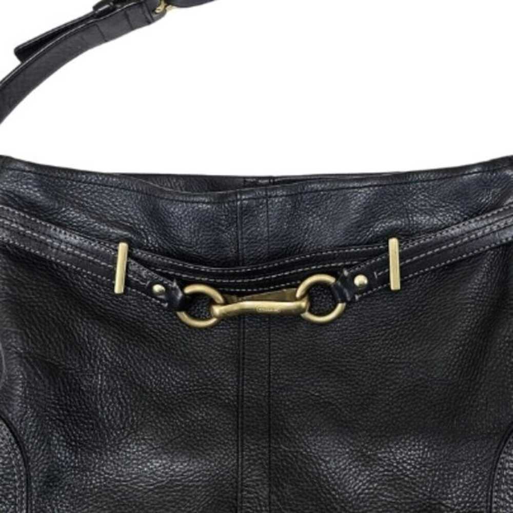 Coach Black Classic Hobo Shoulder Bag - image 3