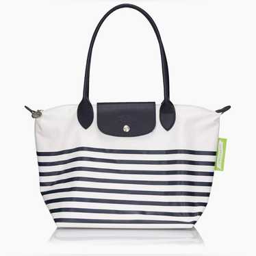 COPY - *RARE* Longchamp Le Pliage Striped Tote