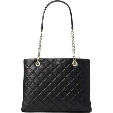 Kate Spade Natalia Black Leather Tote Bag - image 1