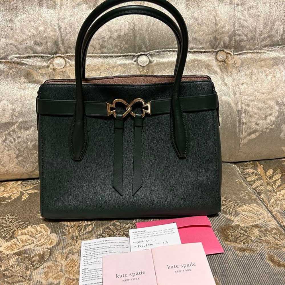 kate spade handbag in dark green. - image 2