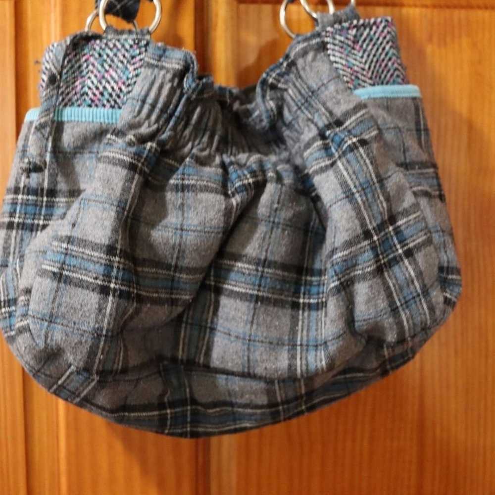 Patchwork & Plaid Vintage Y2K Purse Bag - image 10