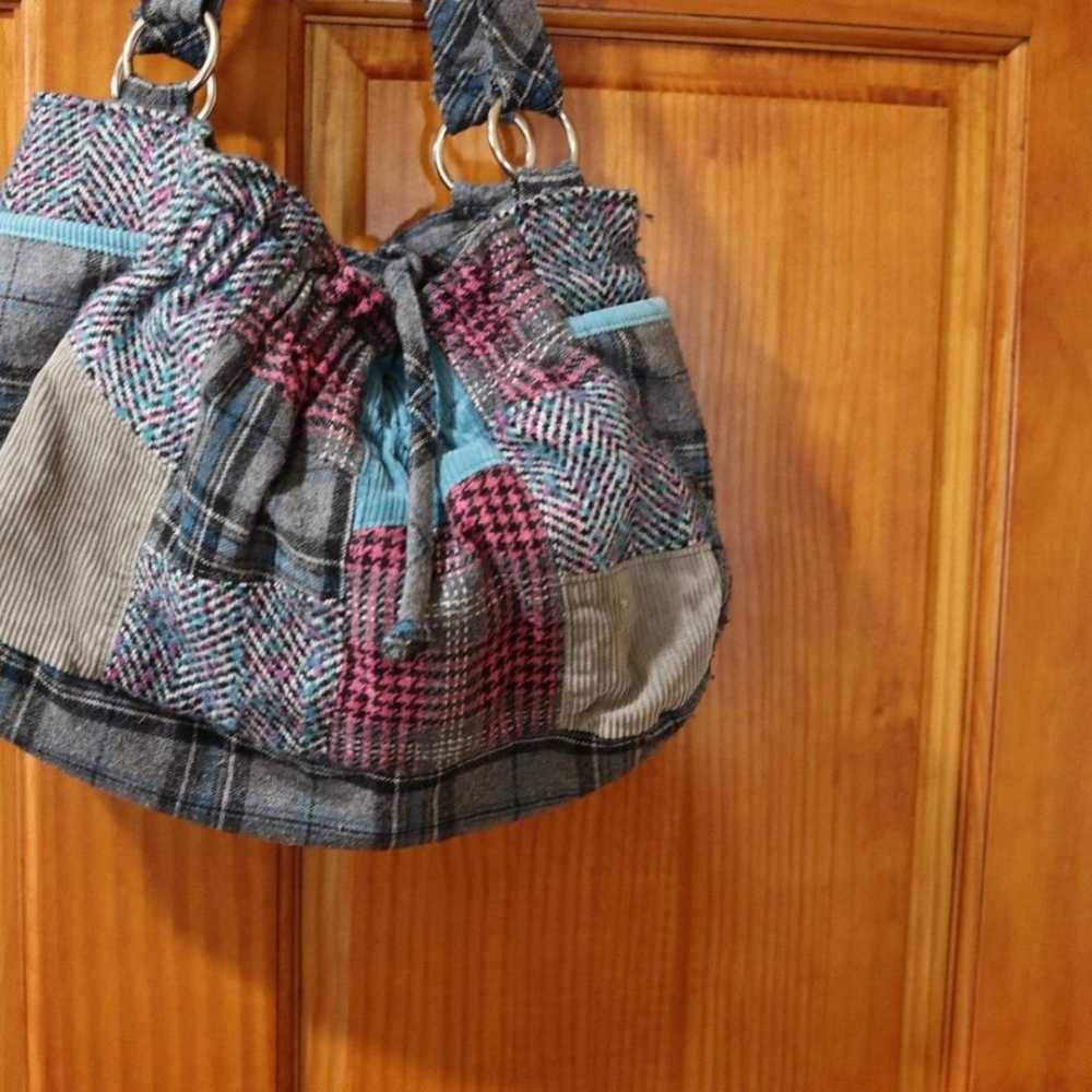 Patchwork & Plaid Vintage Y2K Purse Bag - image 5