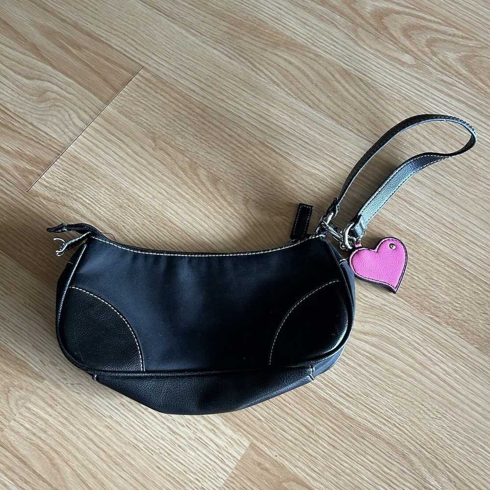 Victoria’s Secret Black Y2K Shoulder Bag - image 1