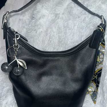 COACH LEATHER ERGO HOBO #F2W-9823 Black Leather E… - image 1