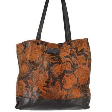 Patricia Nash Toscano Paisley Floral Leaf Print L… - image 1