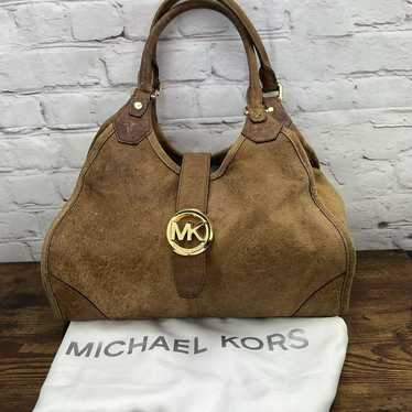 Michael Kors vintage Luxury Leather Ostrich Emboss