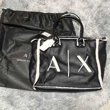 [A|X Armani Exchange] A|X Logo Boa Tote Bag