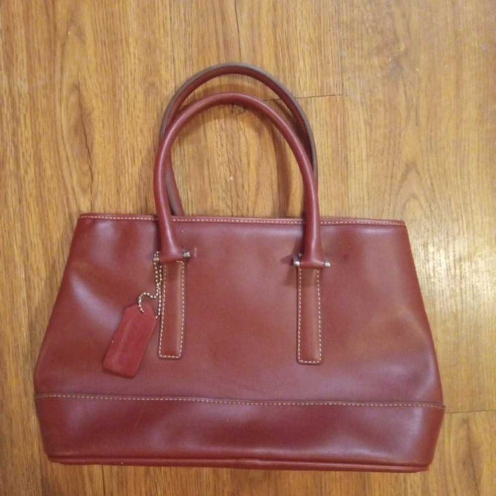 Coach Leather handbag - image 4