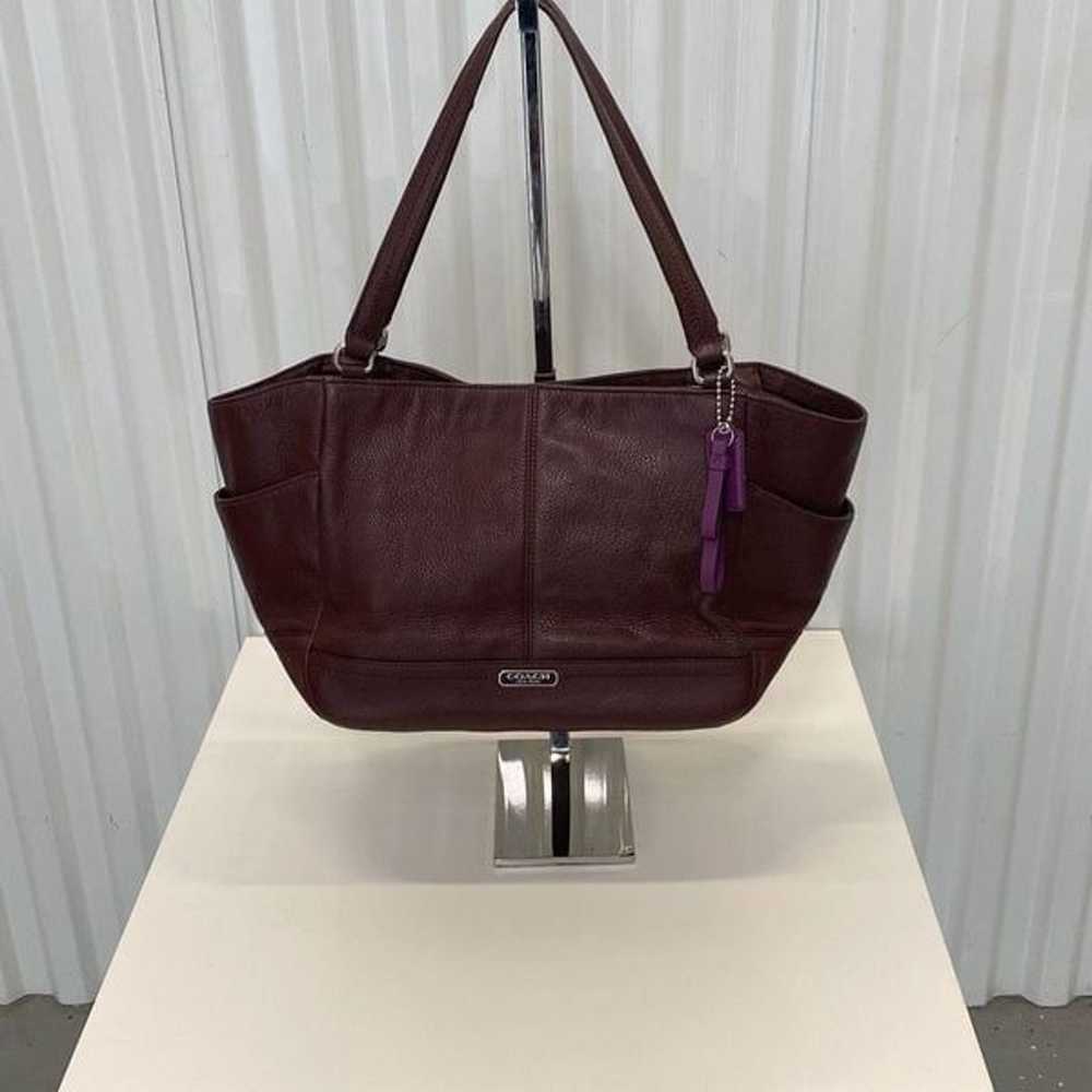 Coach Park Carrie leather satchel, tote bag - image 1