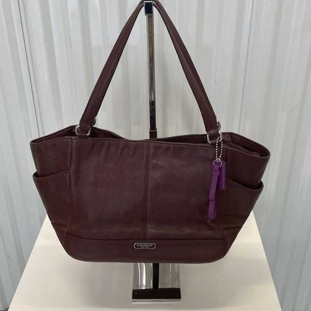 Coach Park Carrie leather satchel, tote bag - image 2