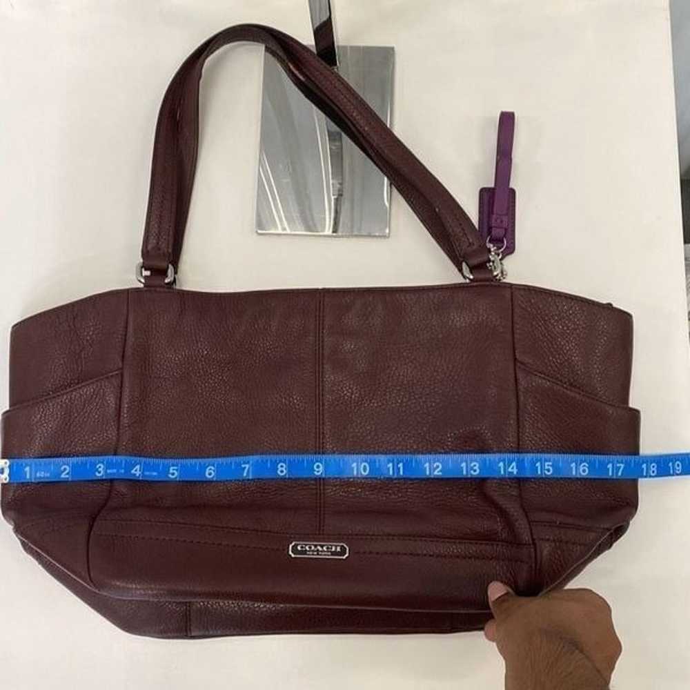 Coach Park Carrie leather satchel, tote bag - image 6