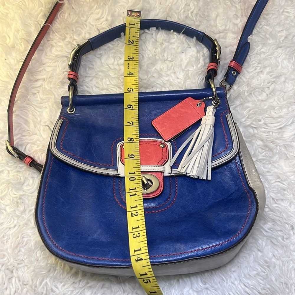 Rare Coach Willis multicolored crossbody bag - image 10