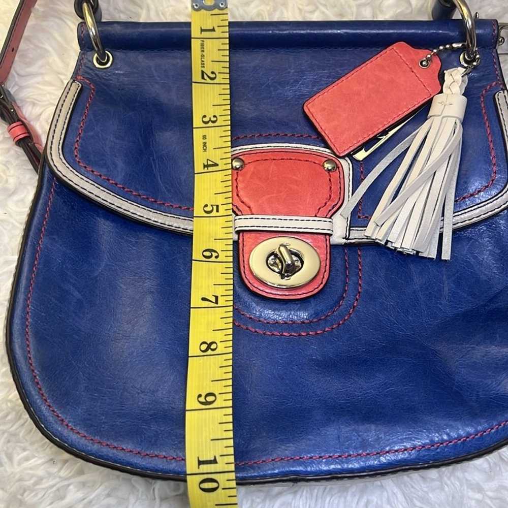 Rare Coach Willis multicolored crossbody bag - image 11