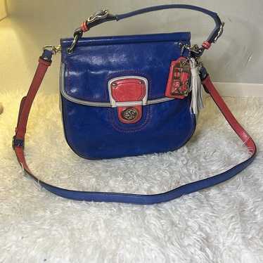 Rare Coach Willis multicolored crossbody bag - image 1