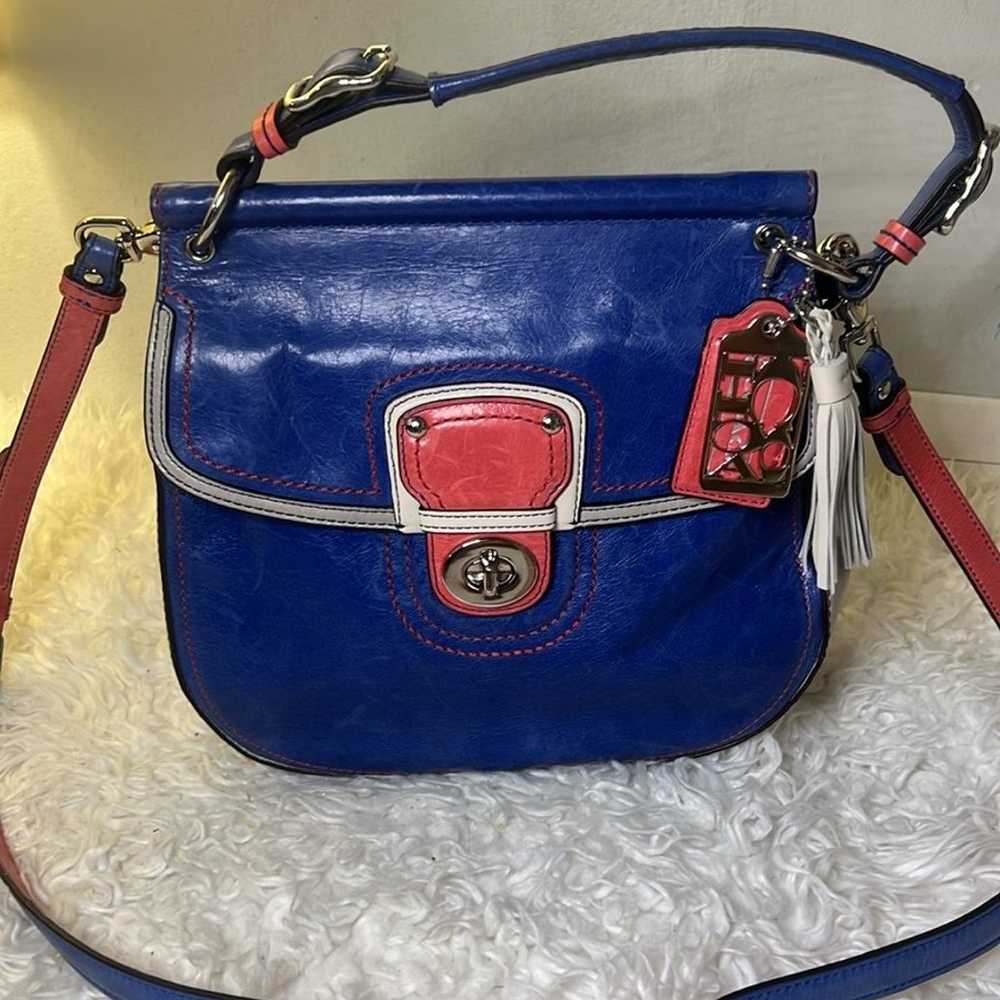 Rare Coach Willis multicolored crossbody bag - image 2