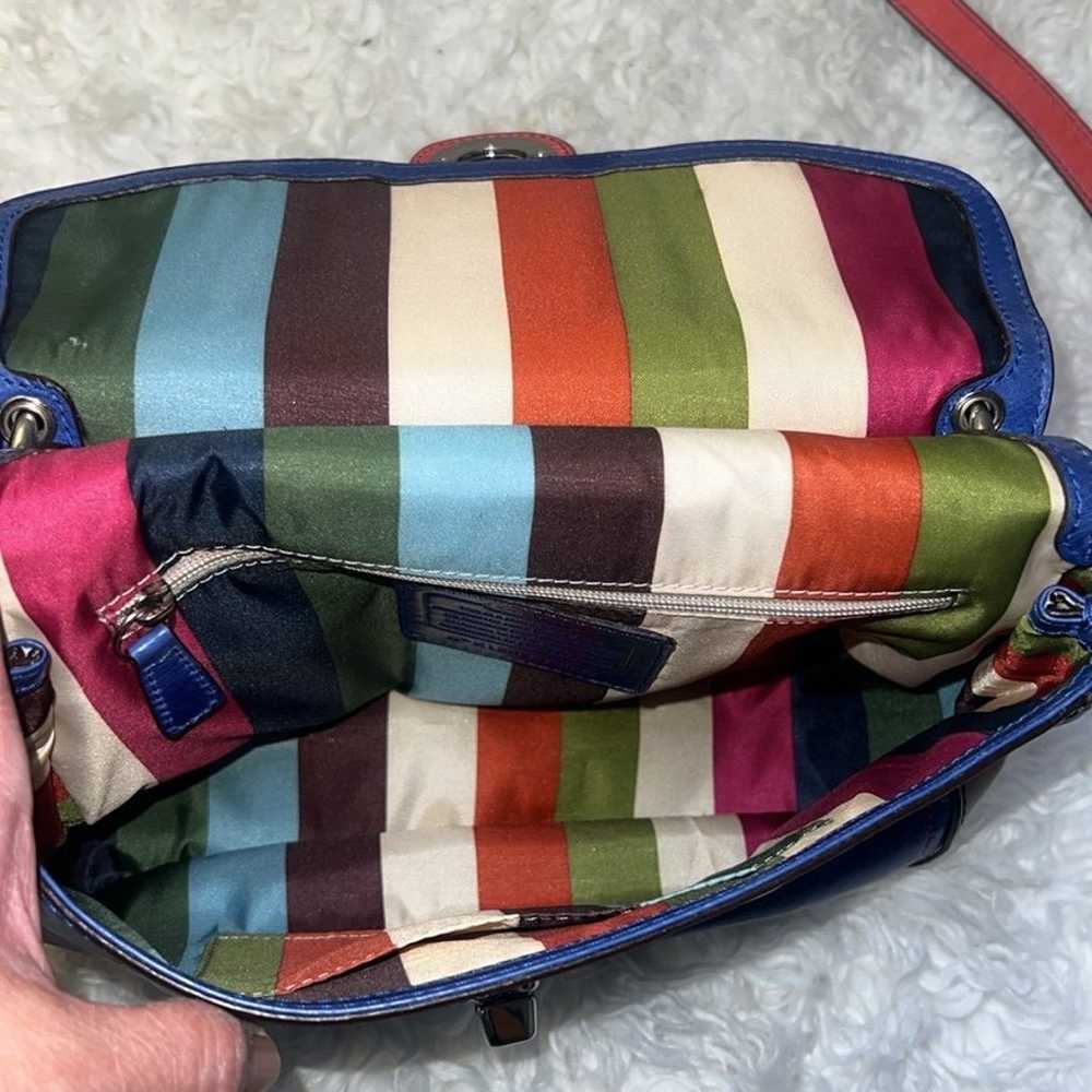 Rare Coach Willis multicolored crossbody bag - image 5