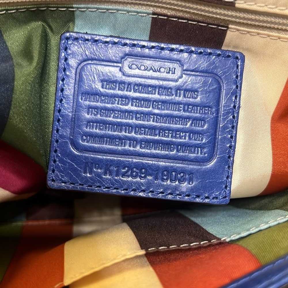 Rare Coach Willis multicolored crossbody bag - image 7