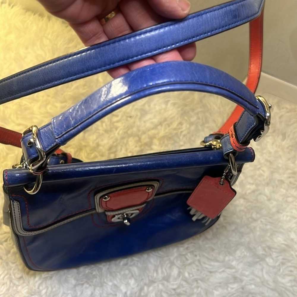 Rare Coach Willis multicolored crossbody bag - image 8