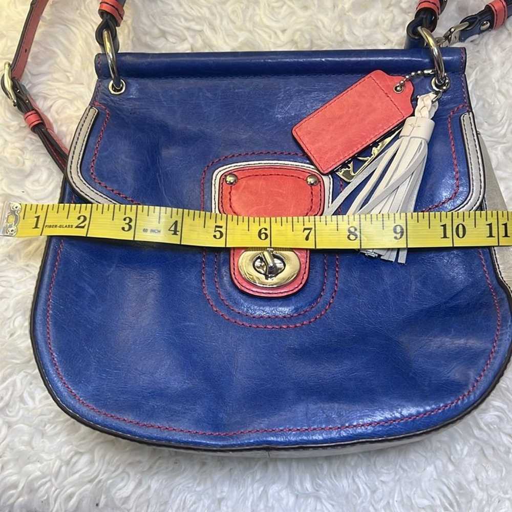 Rare Coach Willis multicolored crossbody bag - image 9