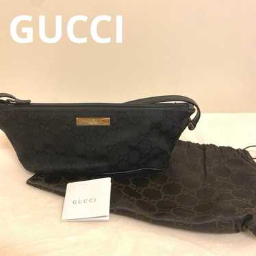 GUCCI GG Canvas Accessory Pouch