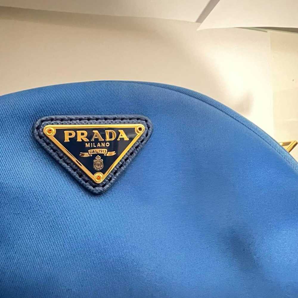 PRADA Blue Nylon Pouch - image 6