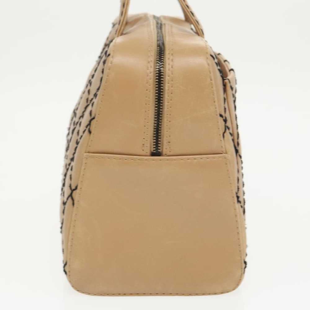 Chanel CHANEL Matelasse Wild Stitch Hand Bag Leat… - image 3