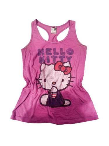 Vintage sanrio hello kitty razorback tank top