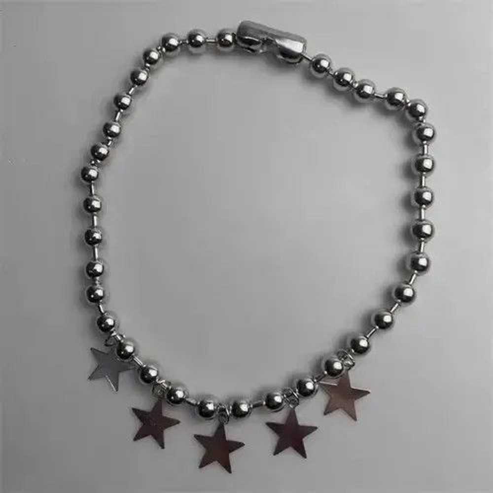 Chain × Streetwear × Vintage Unisex Stars Pendant… - image 4