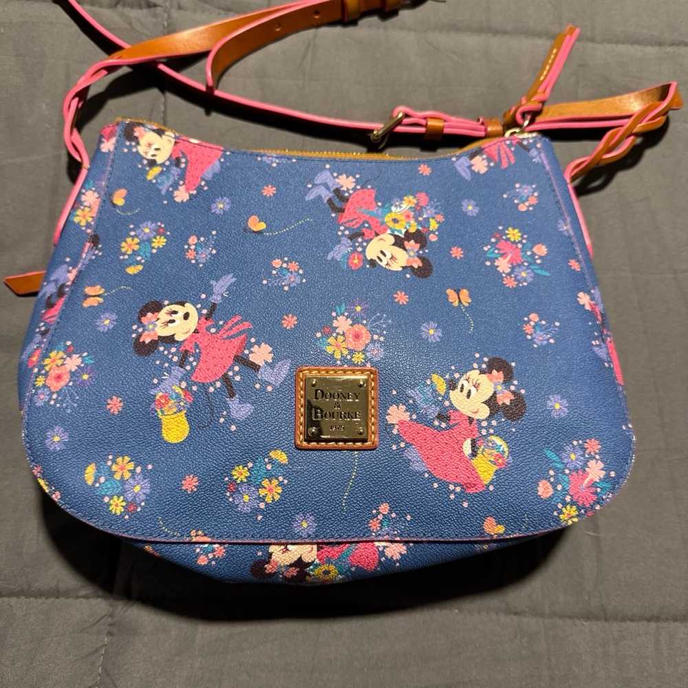 Disney Dooney Minnie Flower and Garden Crossbody - image 1