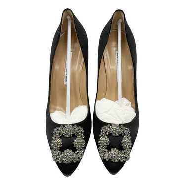 Manolo Blahnik Hangisi silk heels