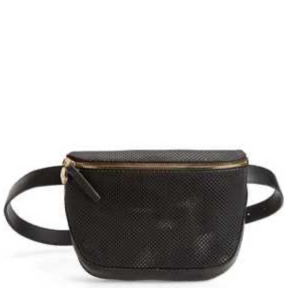 Clare V Fanny Pack, black perforated - image 1