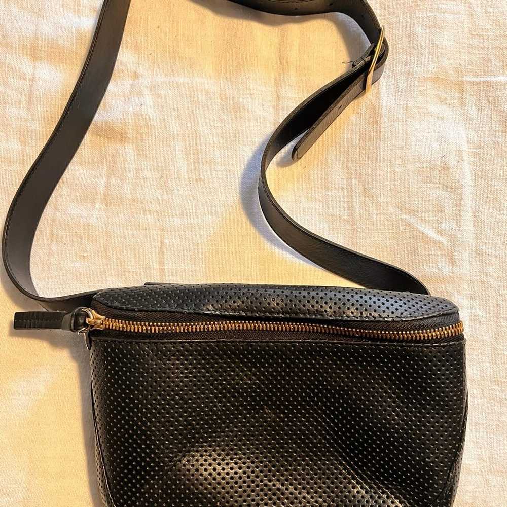 Clare V Fanny Pack, black perforated - image 2