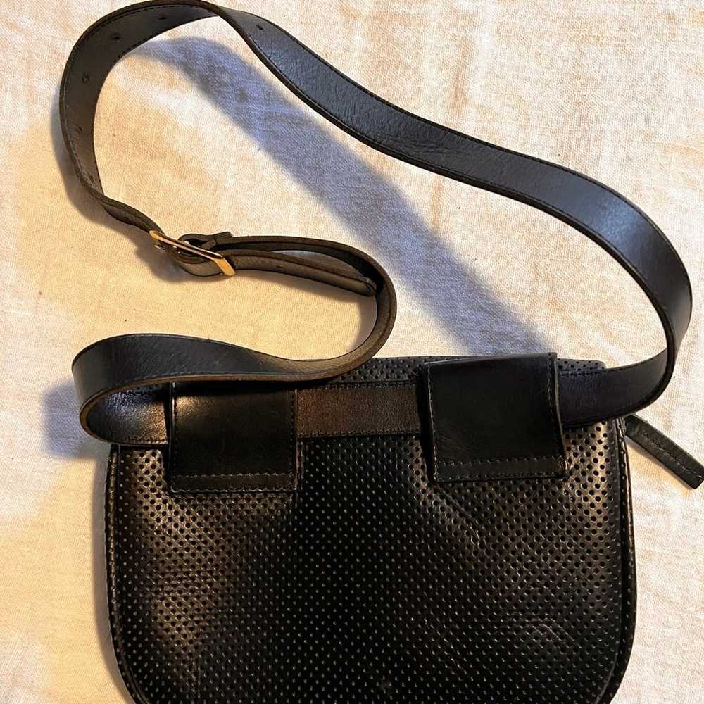 Clare V Fanny Pack, black perforated - image 3