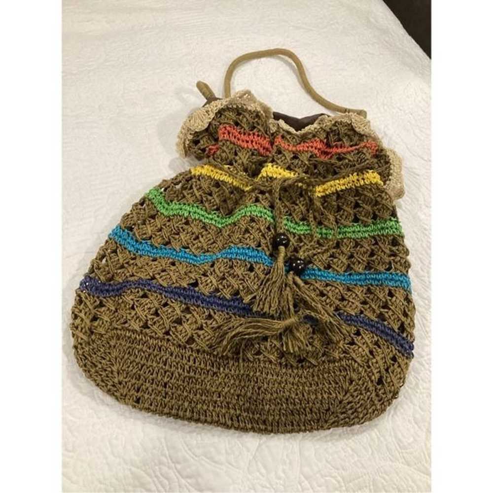 Sun N Sand Natural Large Bucket Bag - image 2