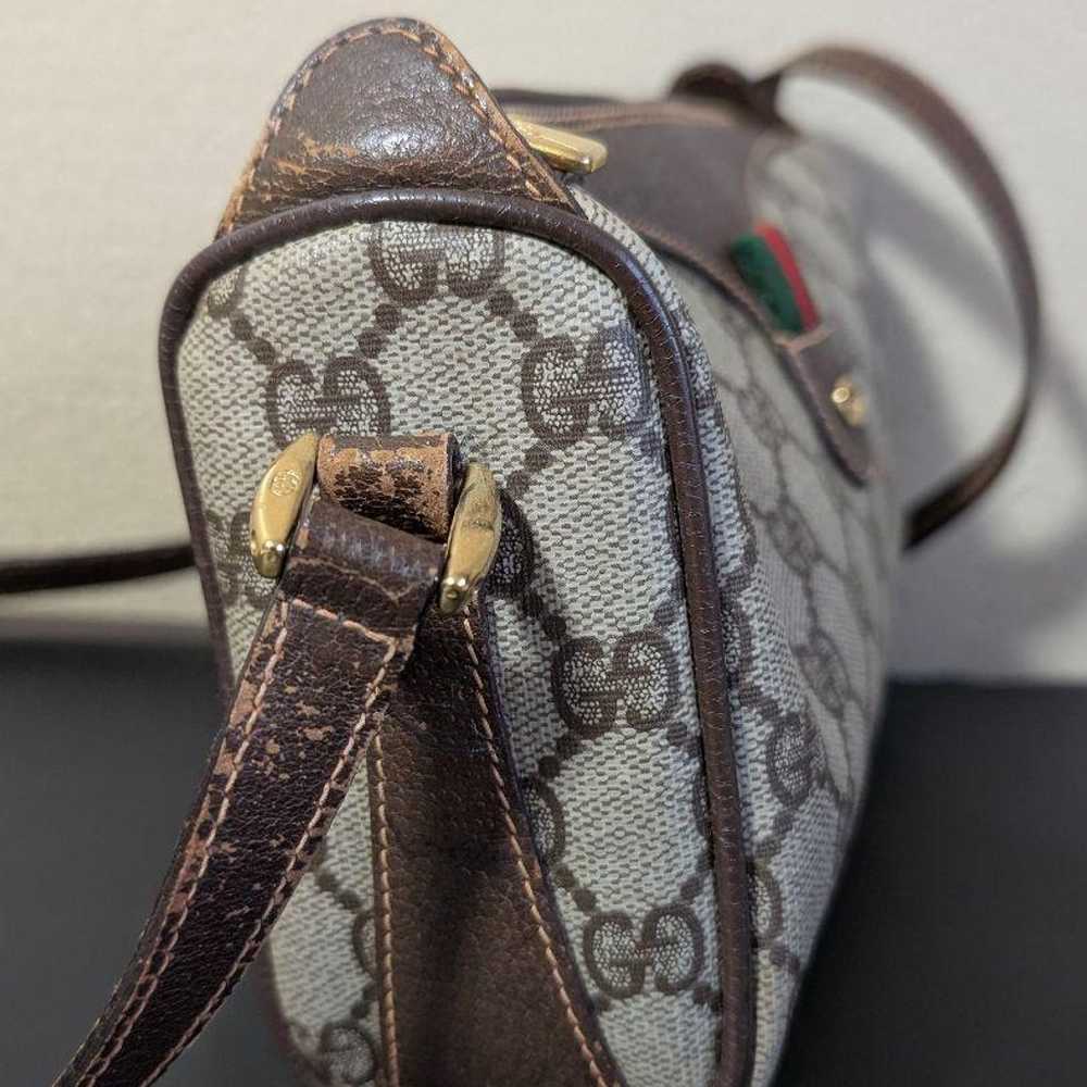 Old Gucci GUCCI Sherry Line Shoulder Bag Antique … - image 2