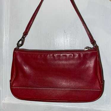 Vintage Coach Dark Red Mini Demi Shoulder Bag - image 1