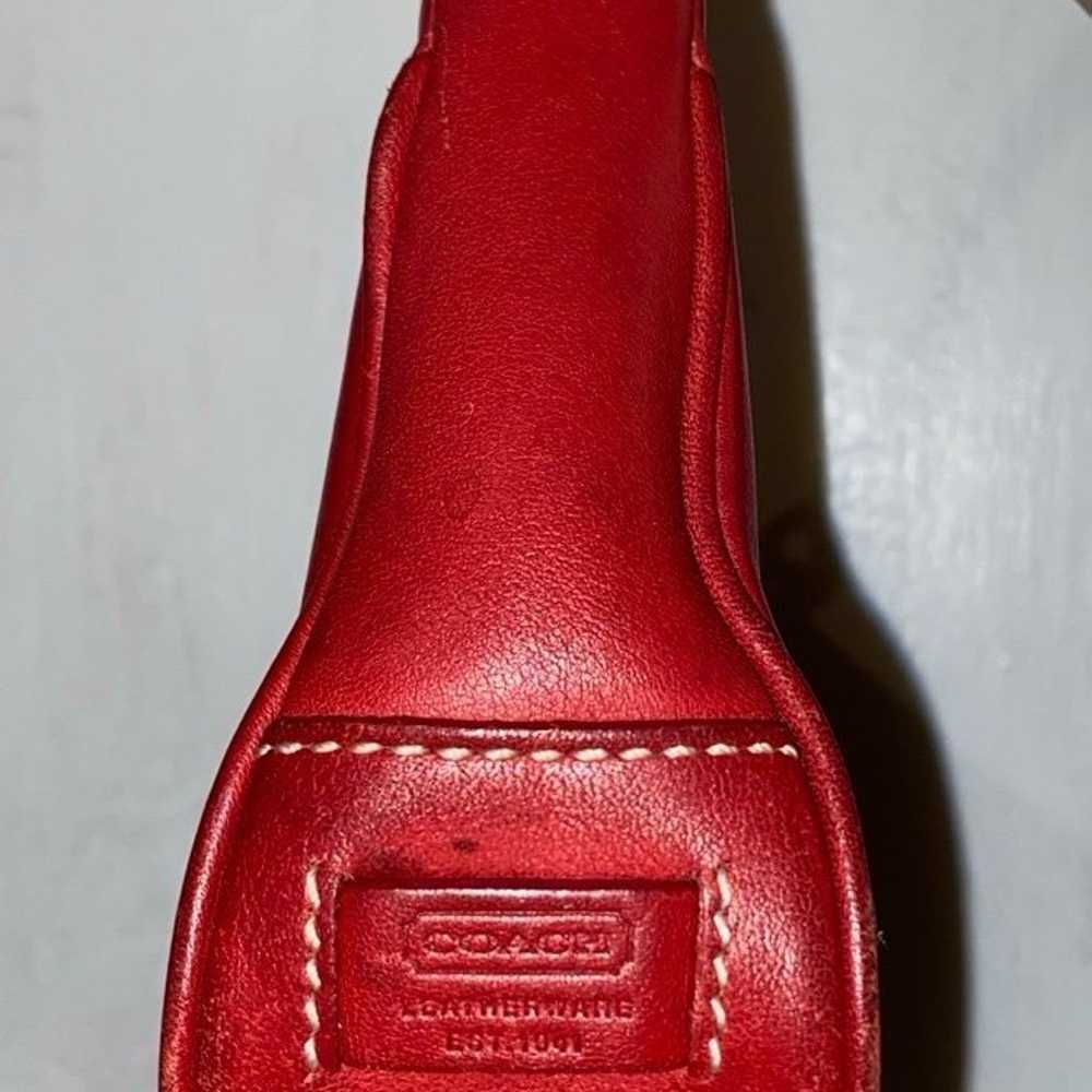 Vintage Coach Dark Red Mini Demi Shoulder Bag - image 3