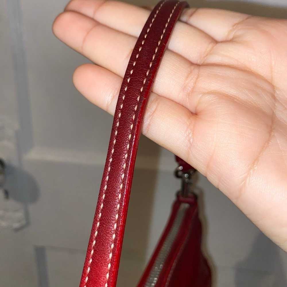 Vintage Coach Dark Red Mini Demi Shoulder Bag - image 5