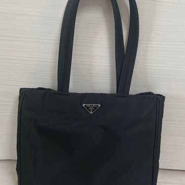 Prada Nylon Tote Bag Black